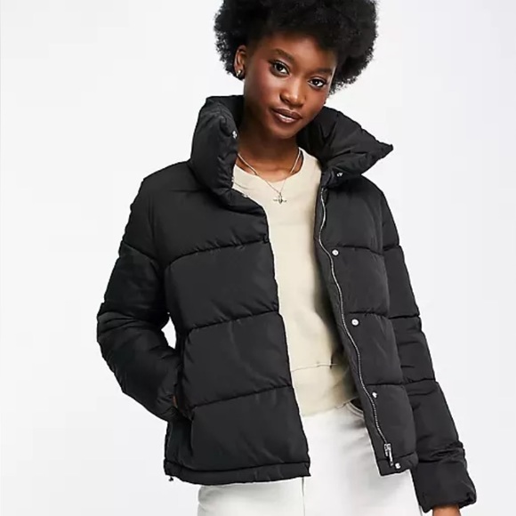 Black Puffer Jacket - Picture 2 of 3